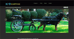 Desktop Screenshot of k9carting.com